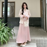 数据大货已出新中式外套+半身裙275-W665-P185-K258，女装套装/套裙，柒柒家