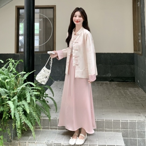 数据大货已出新中式外套+半身裙275-W665-P185-K258图片