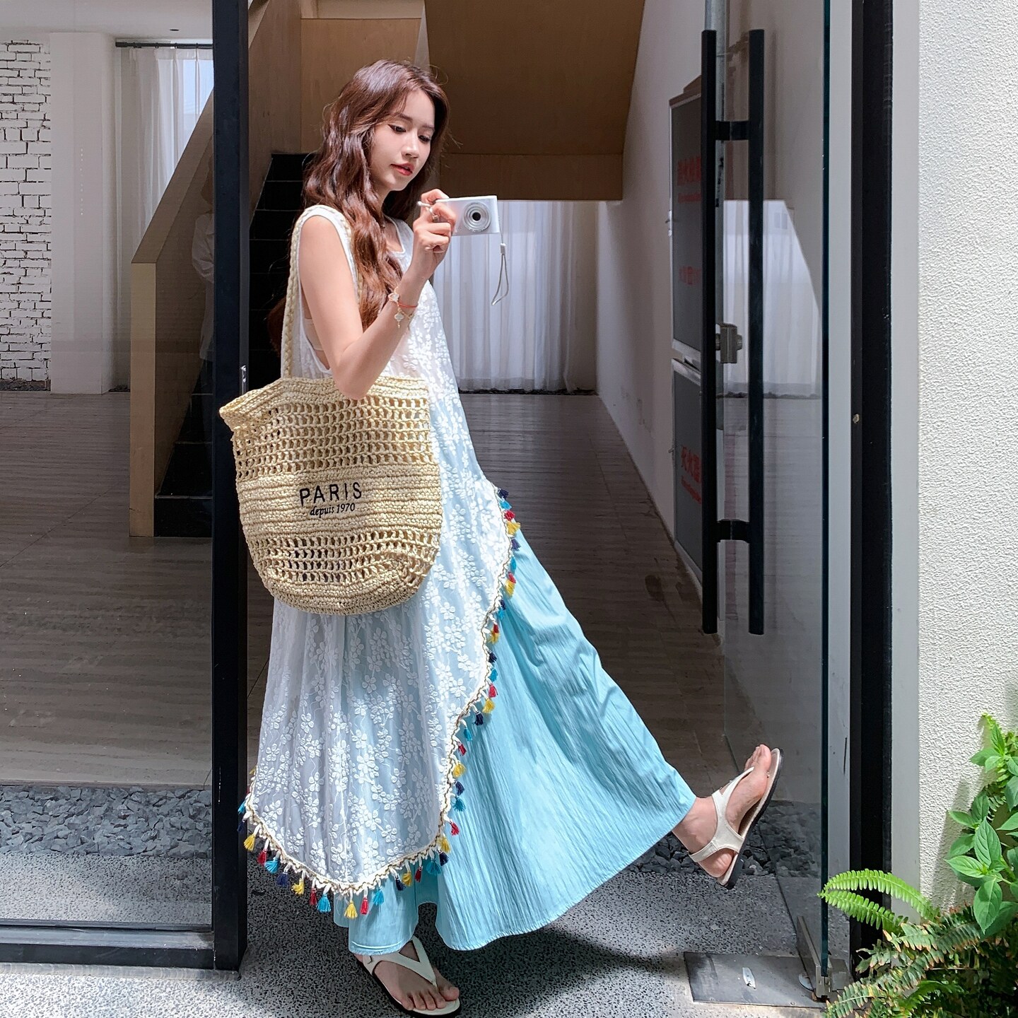 新款图大货两件套2C525-Q590-P165-K238,女装套装/套裙,柒柒家