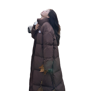 大货已出 90白鸭绒大北面长款立领羽绒服087-M211-p345-K478图片