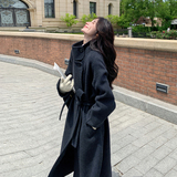 新款图现货70羊毛大衣275-W796-P335-K468，女装毛呢外套，柒柒家