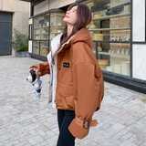现货1000件兔绒内胆工装派克服087-M170-P195-K278，女装派克服，柒柒家
