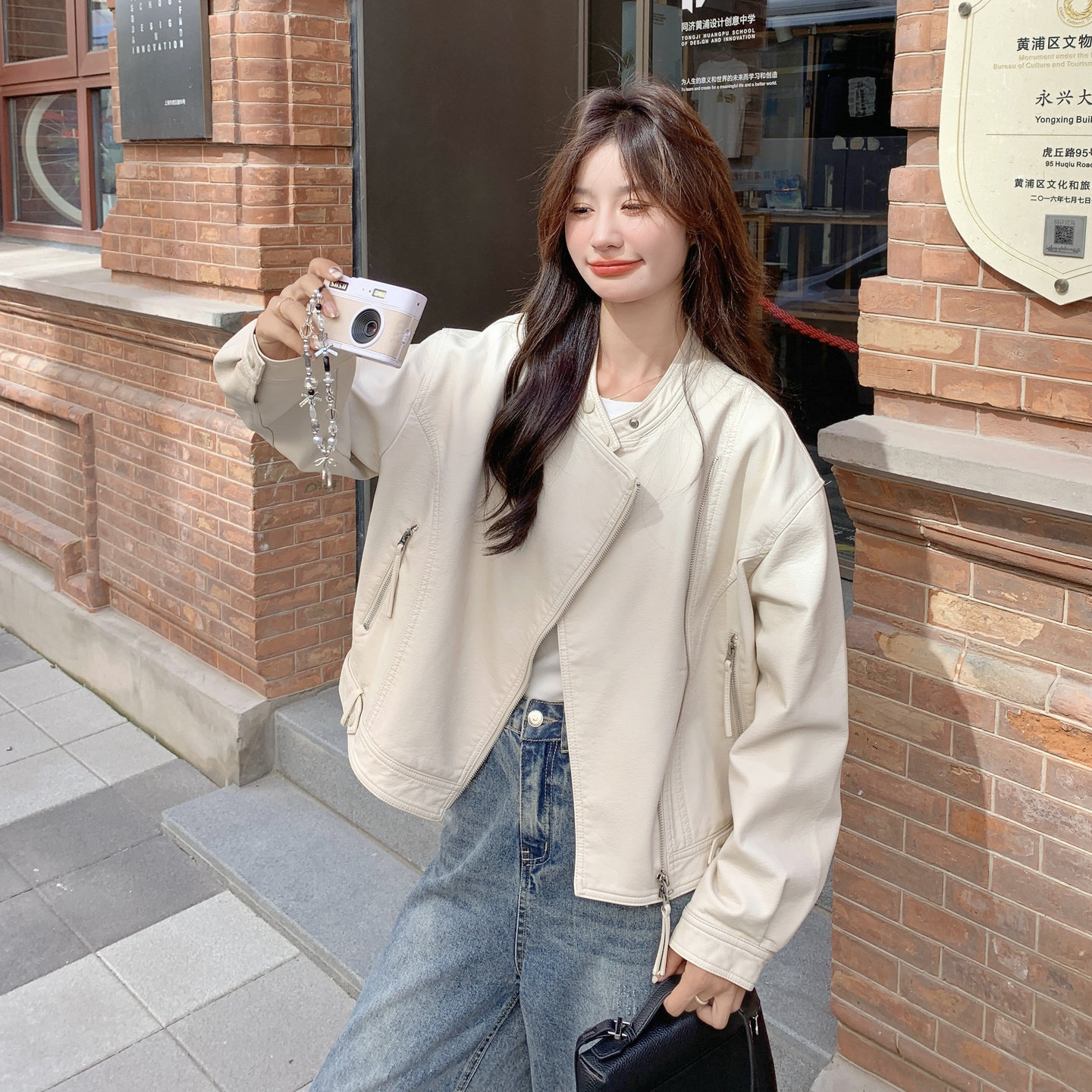 新款图大货已出皮衣外套275-W669-P165-K238，女装皮衣，柒柒家