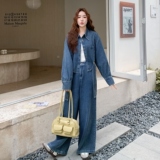 新款图大货已出牛仔套装两件套275-T696-P185-K268，女装套装/套裙，柒柒家