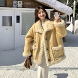 新款图大货两面穿皮毛一体275-W770-P225-K328，女装皮草，柒柒家