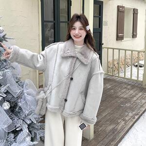 新款好数据大货 图仿皮毛一体外套送包包087-W183-P195-K278图片
