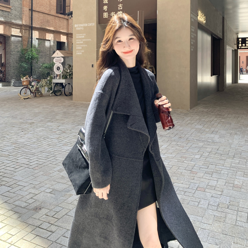 大数据新款现货双面呢羊绒大衣275-W720-P335-K458,女装毛呢外套,柒柒家