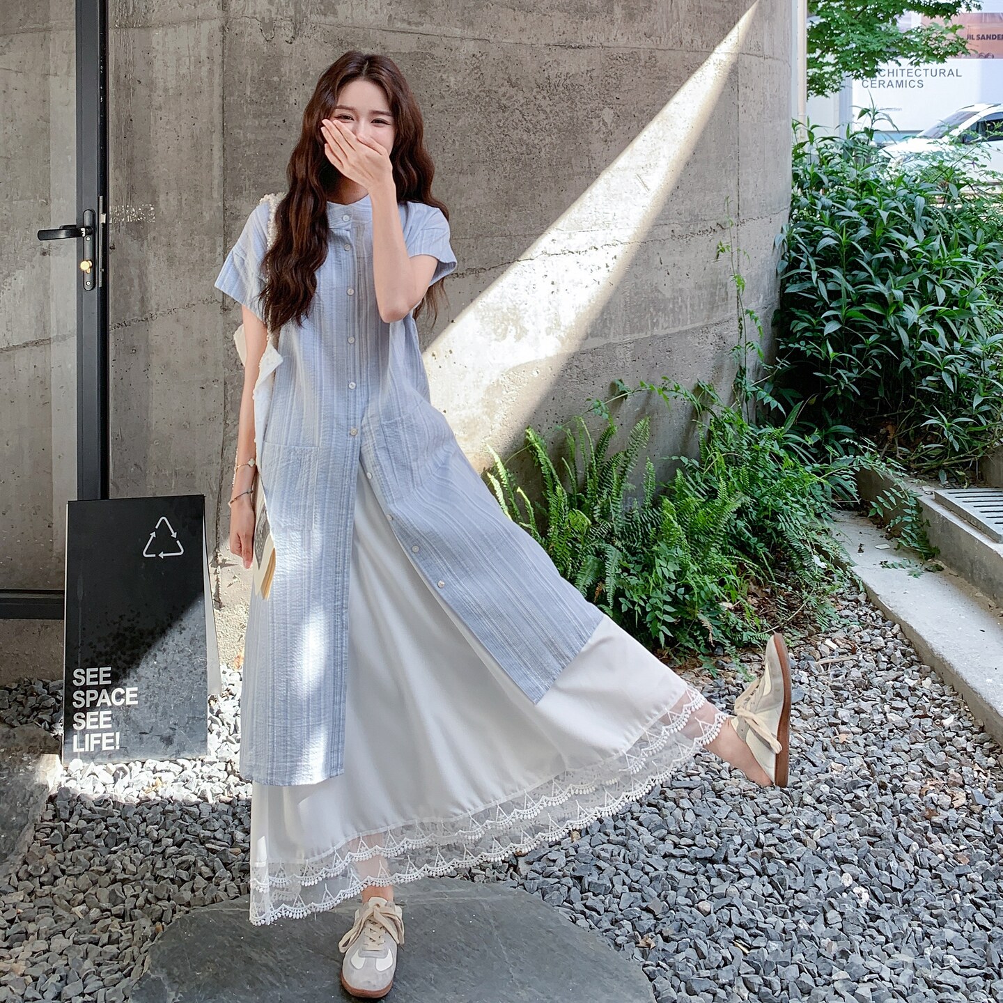 新款大货已出连衣裙两件套套装2C525-Q612-P155-K228，女装套装/套裙，柒柒家