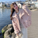 新款图大货已出90白鸭绒皮毛羽绒服275-M793-P315-K438，女装羽绒服，柒柒家