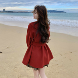 新款图大货已出双面呢羊绒大衣275-W68-P305-K438，女装毛呢外套，柒柒家