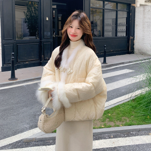 新款图大货主推新中式羽绒服90白鸭绒275-M779-P345-K488，女装羽绒服，柒柒家