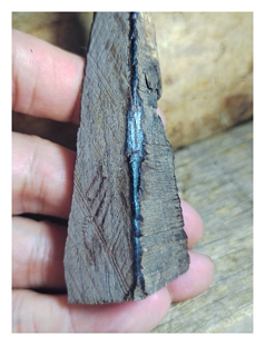 老海南黎母山沉香乌文格铁沉沉水沉香,香韵醇厚持久沉香特征明显