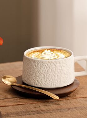 独特漂亮杯子高颜值咖啡杯杯子高档套装陶瓷杯高级下午陶瓷轻奢茶