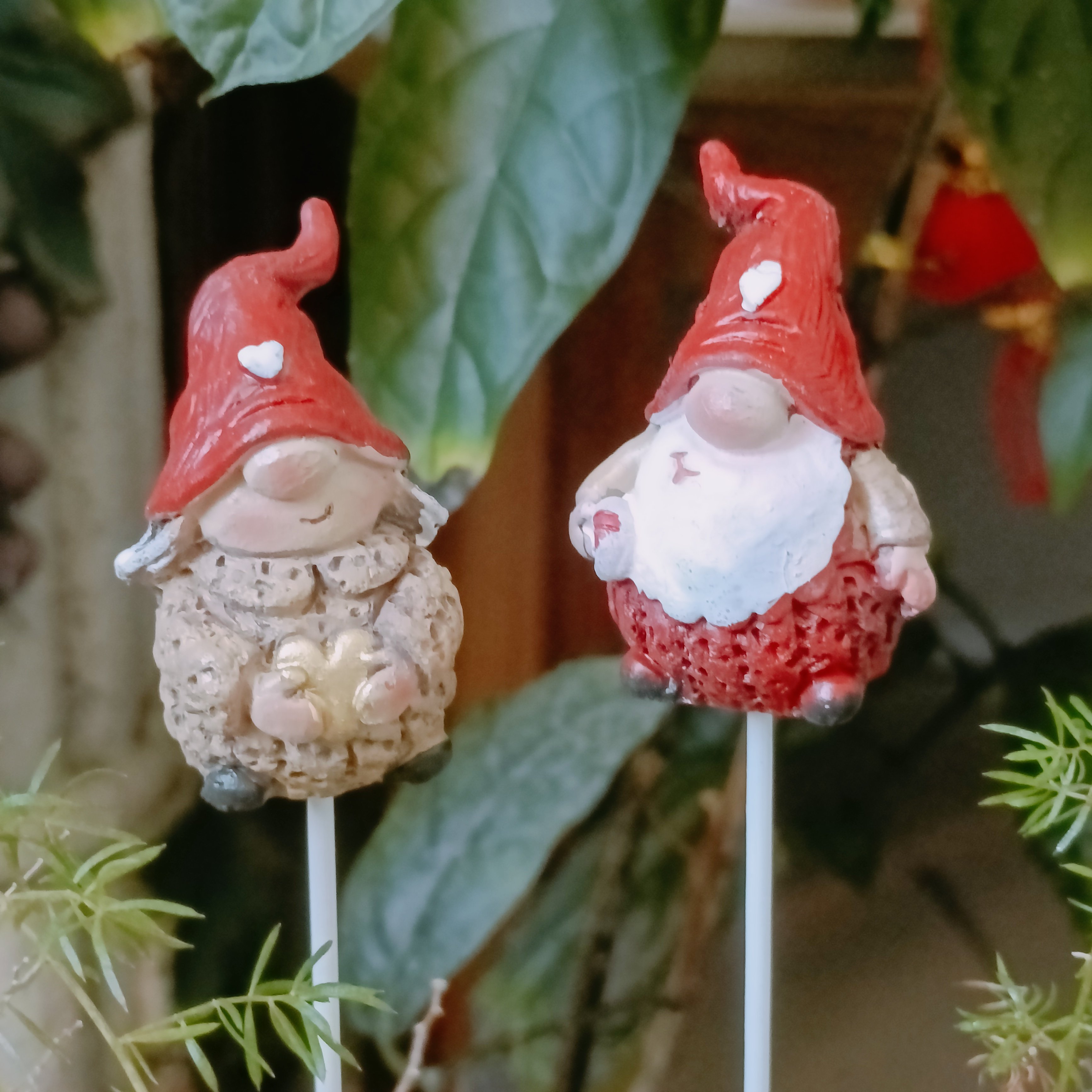 花园装饰天使花插迷你花园装饰花盆插件微景观树脂多肉盆栽摆件