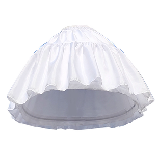 Lolita裙撑鱼骨暴力日常撑狗短鱼骨撑打歌服背带撑洛丽塔裙撑48cm