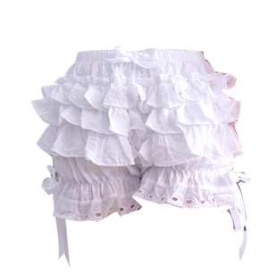 jk安全裤夏防走光薄款蕾丝不卷边可外穿南瓜裤灯笼裤lolita打底裤