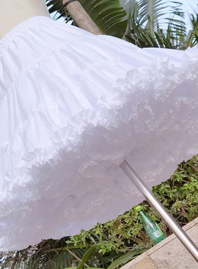 裙撑lolita云朵撑无骨软纱日常撑棉花糖蓬蓬洛丽塔jk暴力