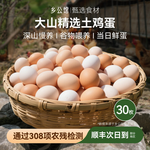 乡公馆大山散养土鸡蛋精选鸡蛋