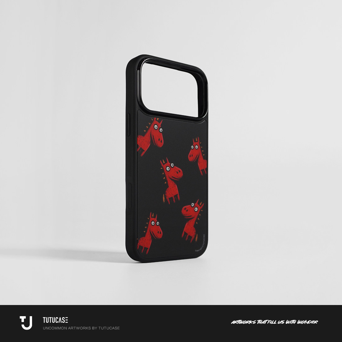 TUTUCASE｜原创黑框软边磨砂哑光植绒磁吸手机壳 红运小马 BB24,个性定制/设计服务/DIY,手机壳/保护套定制,淘宝优惠券,粉丝福利购,淘宝优惠卷