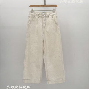 Lady女装 高腰直筒宽松牛仔裤 代购 新款 22820 2025秋季 韩国进口Gent