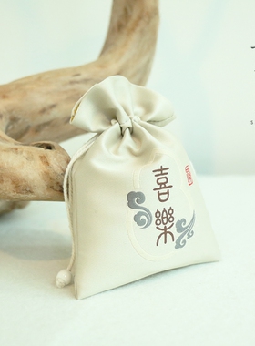 善语堂迷你小物抽绳式珠串袋