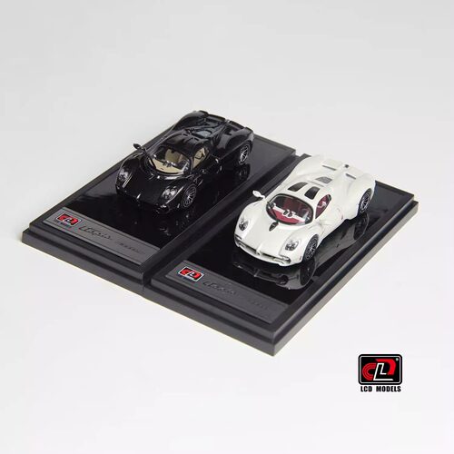 LCD 1:64 帕加尼Pagani乌托邦Utopia黑色全碳合金汽车收藏模型