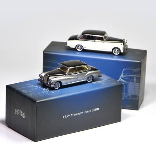 GFCC 1/64 经典老车 1959奔驰300D 博物馆限定收藏款合金汽车模型