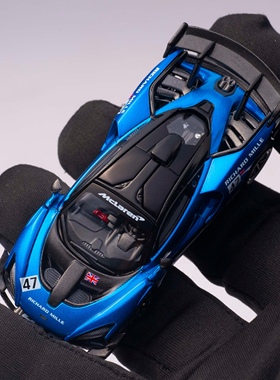 CM 1:64 迈凯伦塞纳 Mclaren Senna GTR 金属蓝47# 合金汽车模型
