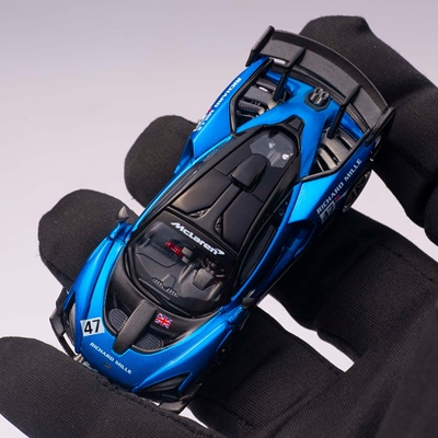 CM 1:64 迈凯伦塞纳 Mclaren Senna GTR 金属蓝47# 合金汽车模型