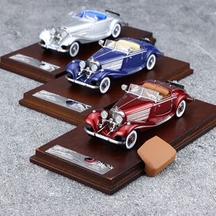 Liberty 64 1:64 奔驰500K 复古老爷车成品经典收藏合金汽车模型