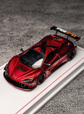 CM 1:64 迈凯伦McLaren 720S GT3X 金属红色收藏摆件合金汽车模型