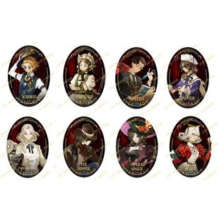 官谷正版 第五人格完美杀青系列椭圆徽章吧唧镭射票杰克画家小说家