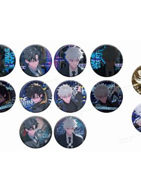 官方正版时光代理人M.O.D系列第三弹RE:WIND徽章吧唧镭射票周边