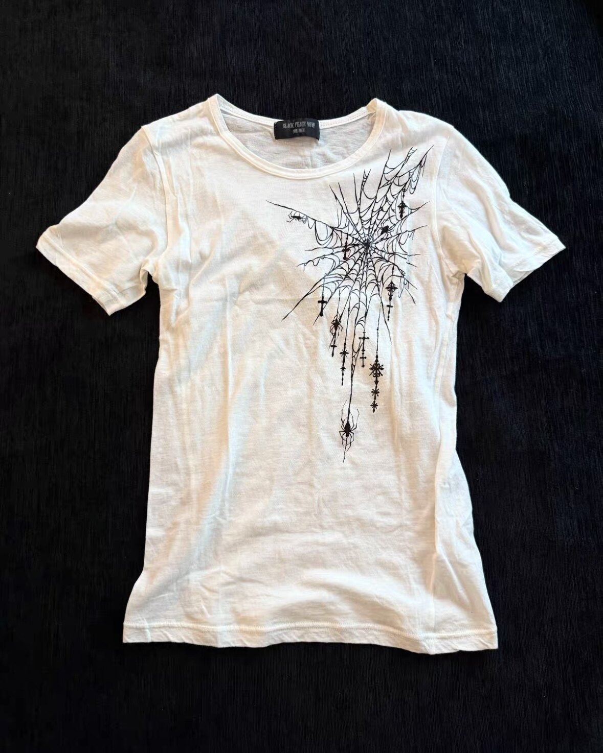 thumbnail for Sachiko Autonomous Black Peace Now BPN Spider Tee