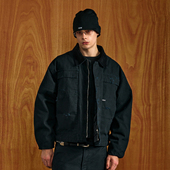 PMW 做旧破坏工装 夹克男重磅帆布纯棉灯芯绒领水洗宽松休闲外套冬