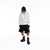 PMW 圆领百搭打底上衣春秋 印花长袖 明星同款 300G重磅纯棉条形码