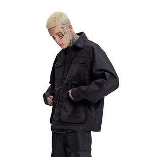 宽松设计感小众夹克 衬衫 PMW 尼龙夹克外套男M65秋冬多口袋工装