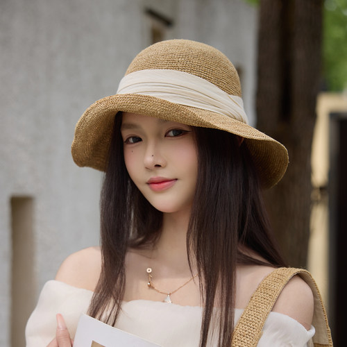 谷兜空间渔夫帽出游春夏防晒女