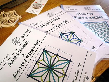 【制作教程图册】永宁组子︱正方六角组子细工教程&另四十种图解