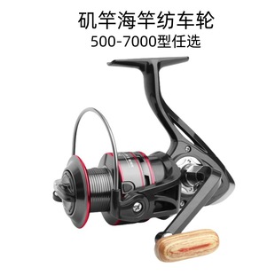 全金屬魚線輪拋竿釣魚輪紡車輪漁輪海桿輪遠(yuǎn)投磯竿迷你路亞輪