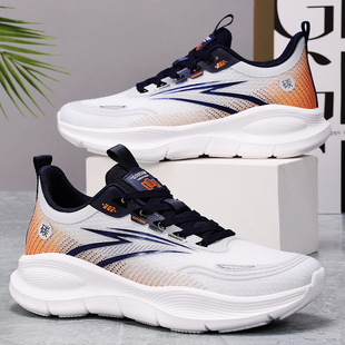 运动鞋子男鞋透气防臭休闲风网面软底鞋男款秋百搭款2026新款潮鞋