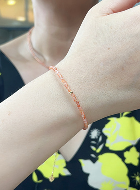 飘花南小红小米珠手链女