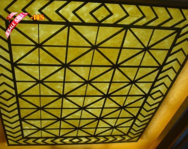 仿云石灯片灯箱片发光灯片 人造透光石吊顶背景墙 透光云石片定制