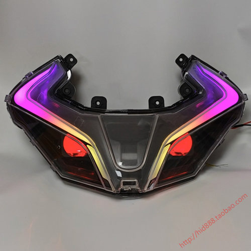 适用春风450sr改装透镜大灯总成