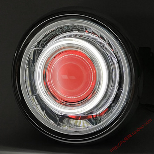 适用于本田CGX150 WH150-10 摩托车改装LED双光透镜 圆灯大灯总成