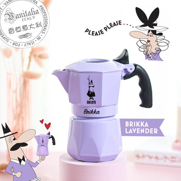 比乐蒂摩卡壶咖啡双阀意大利