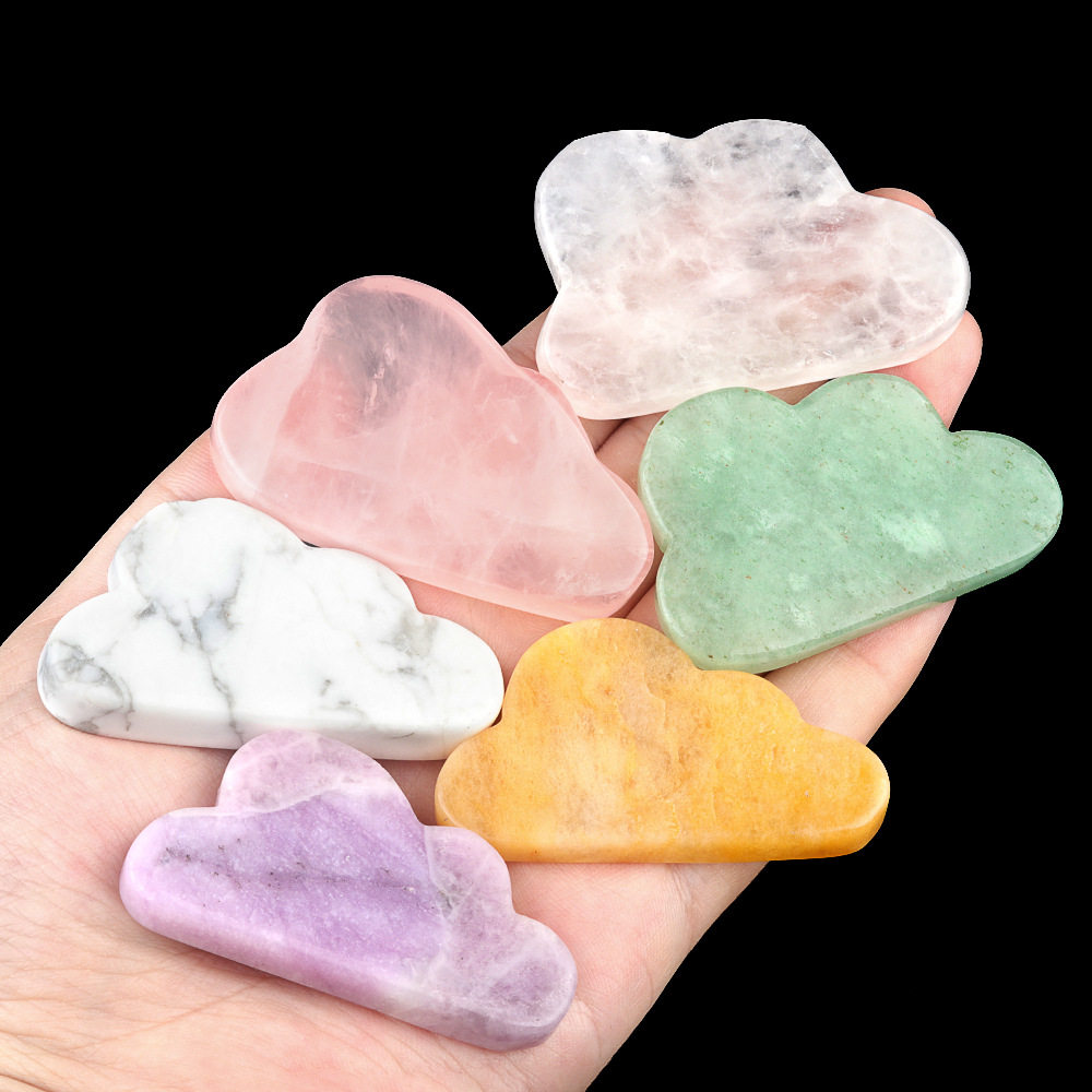 1482-天然水晶云朵白晶粉晶白云太阳系桌面创意礼品diy装饰小摆件