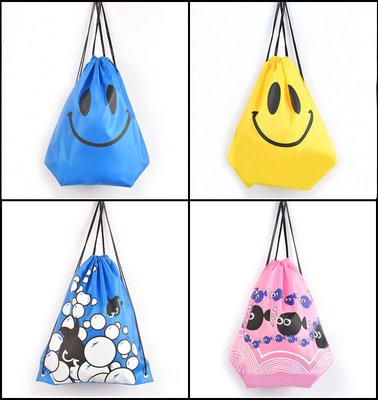 情侣拉绳购物便携游泳防水双肩包