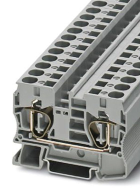 菲尼克斯现货接线端子排ST10mm平方直通型导轨弹簧式连接3036110