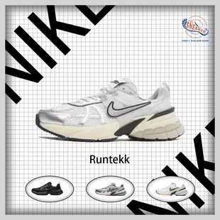 耐克 Nike Runtekk 增高运动白银减震防滑低帮跑步鞋 FD0736-100